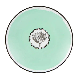 Vista Alegre Herbariae dessert plate diam. 23 cm - 9.06 in Green - Buy now on ShopDecor - Discover the best products by VISTA ALEGRE design