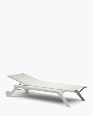 Vondom Africa sun lounger in polypropylene with outdoor fabric seat