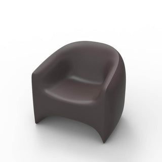 Vondom Blow armchair polyethylene by Stefano Giovannoni Vondom Brown - Buy now on ShopDecor - Discover the best products by VONDOM design