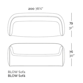 Vondom Blow sofa polyethylene by Stefano Giovannoni - Buy now on ShopDecor - Discover the best products by VONDOM design