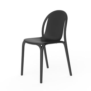 Vondom Brooklyn chair Vondom Black Without Armrests - Buy now on ShopDecor - Discover the best products by VONDOM design