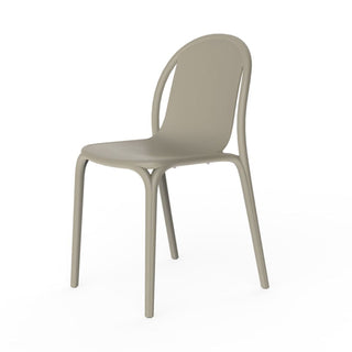 Vondom Brooklyn chair Vondom Ecru Without Armrests - Buy now on ShopDecor - Discover the best products by VONDOM design
