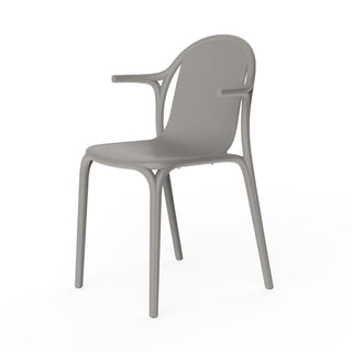 Vondom Brooklyn chair Vondom Taupe With Armrests - Buy now on ShopDecor - Discover the best products by VONDOM design
