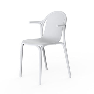 Vondom Brooklyn chair Vondom White With Armrests - Buy now on ShopDecor - Discover the best products by VONDOM design