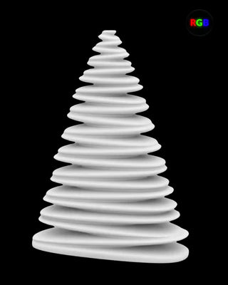 Vondom Chrismy Christmas LED tree in Ice White 2101 polyethylene