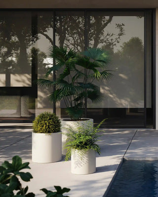 Vondom Cilindro Planter vase in polyethylene