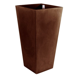 Vondom Cono square Alto vase 35x35 h. 100 cm. by Studio Vondom Vondom Brown - Buy now on ShopDecor - Discover the best products by VONDOM design