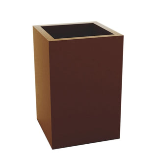 Vondom Cubo Alto vase 50x50 h.100 cm by Studio Vondom Vondom Brown - Buy now on ShopDecor - Discover the best products by VONDOM design