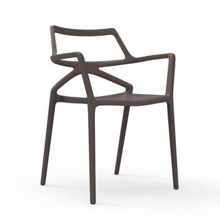 Vondom Delta chair with armrests Vondom Bronze - Buy now on ShopDecor - Discover the best products by VONDOM design