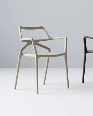 Vondom Delta chair with armrests in polypropylene