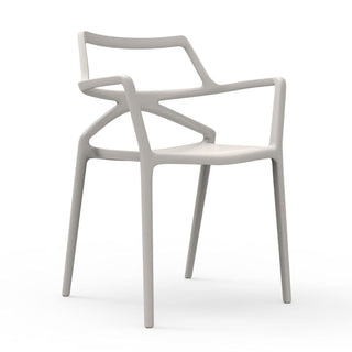 Vondom Delta chair with armrests Vondom Ecru - Buy now on ShopDecor - Discover the best products by VONDOM design