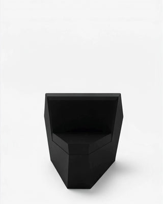 Vondom Faz sofa 45° corner module in polyethylene with upholstered cushions