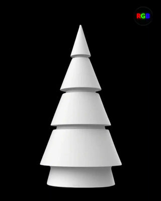 Vondom Forest Christmas LED tree in Ice White 2101 polyethylene