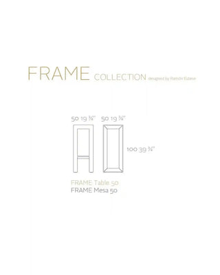 Vondom Frame high table h.100 cm in polyethylene