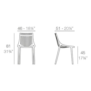 Vondom Ibiza chair - Buy now on ShopDecor - Discover the best products by VONDOM design