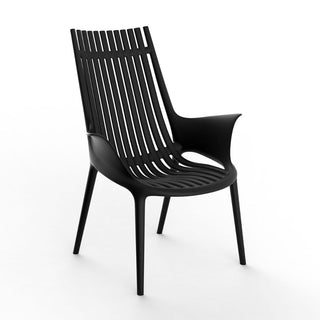 Vondom Ibiza Lounge chair Vondom Black - Buy now on ShopDecor - Discover the best products by VONDOM design