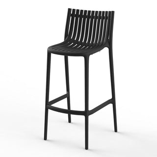 Vondom Ibiza stool Vondom Black 76 cm - Buy now on ShopDecor - Discover the best products by VONDOM design