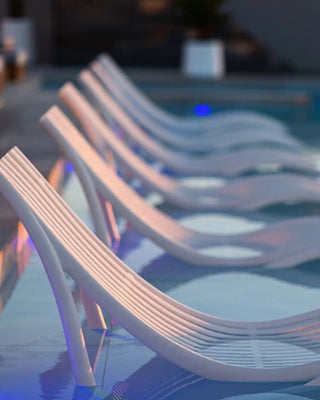 Vondom Ibiza sun lounger in polypropylene