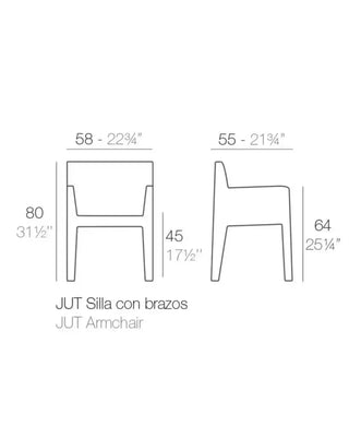 Vondom Jut armchair in polyethylene