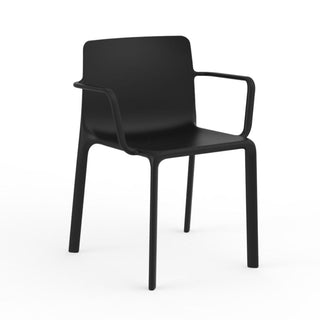 Vondom Kes chair Vondom Black With Armrests - Buy now on ShopDecor - Discover the best products by VONDOM design