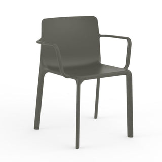 Vondom Kes chair Dark grey With Armrests - Buy now on ShopDecor - Discover the best products by VONDOM design