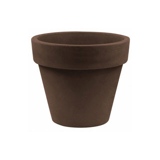 Vondom Maceta vase diam. 60 h. 52 cm. by Studio Vondom Vondom Brown - Buy now on ShopDecor - Discover the best products by VONDOM design