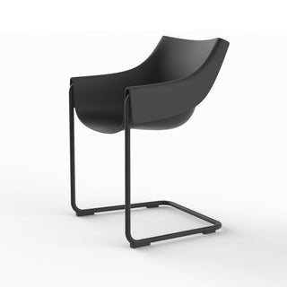 Vondom Manta Cantilever chair Vondom Black - Buy now on ShopDecor - Discover the best products by VONDOM design