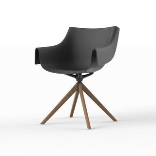 Vondom Manta Wooden Swivel chair - Buy now on ShopDecor - Discover the best products by VONDOM design
