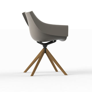 Vondom Manta Wooden Swivel chair - Buy now on ShopDecor - Discover the best products by VONDOM design