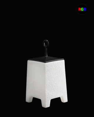 Vondom Mora LED floor lamp in Ice White 2101 polyethylene