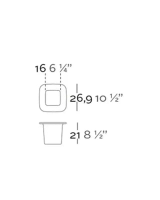 Vondom Noma ice bucket in polyethylene