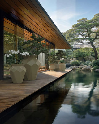 Vondom Origami Hanami planter in polyethylene