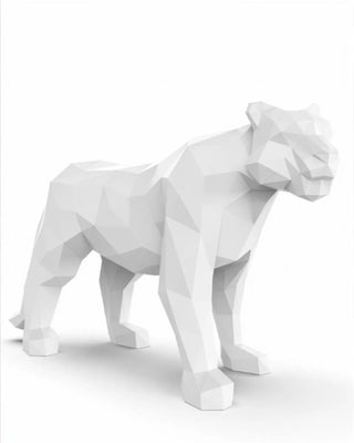 Vondom Origami Hyou leopard-shaped sculpture in polyethylene