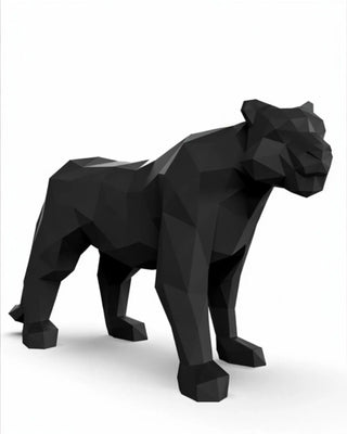 Vondom Origami Hyou leopard-shaped sculpture in polyethylene
