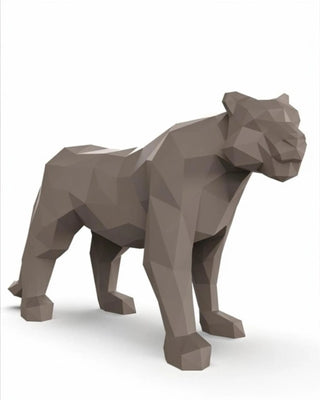 Vondom Origami Hyou leopard-shaped sculpture in polyethylene