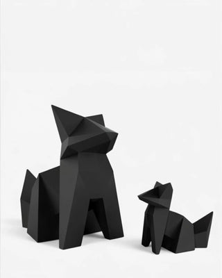 Vondom Kitsune & Kokitsune fox-shaped sculpture in polyethylene