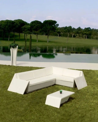 Vondom Rest sofa central module with upholstered cushions