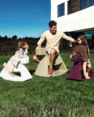 Vondom Rosinante rocking horse chair in polyethylene