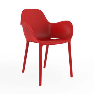 Vondom Sabinas armchair Vondom Red - Buy now on ShopDecor - Discover the best products by VONDOM design
