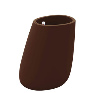 Vondom Stone vase h.70 cm polyethylene by Stefano Giovannoni Vondom Brown - Buy now on ShopDecor - Discover the best products by VONDOM design