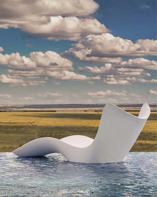 Vondom Surf sun lounger in polyethylene