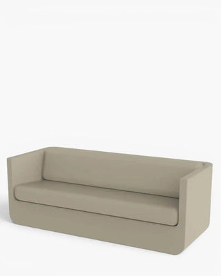 Vondom Ulm sofa in polyethylene with upholstered cushions