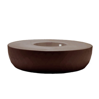 Vondom Vases Isla round seat with vase diam.178 cm Vondom Brown - Buy now on ShopDecor - Discover the best products by VONDOM design