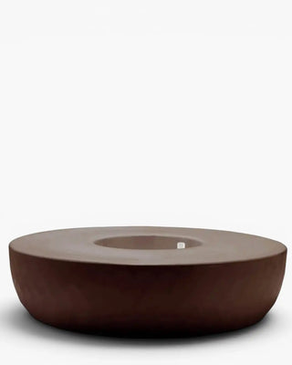 Vondom Vases Island round seat with vase in polyethylene