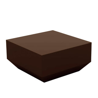 Vondom Vela low table polyethylene by Ramón Esteve Vondom Brown - Buy now on ShopDecor - Discover the best products by VONDOM design