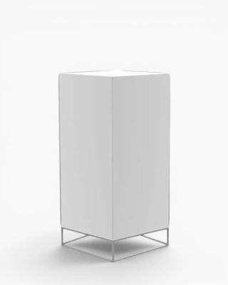 Vondom Vela High LED floor lamp in Ice White 2101 polyethylene