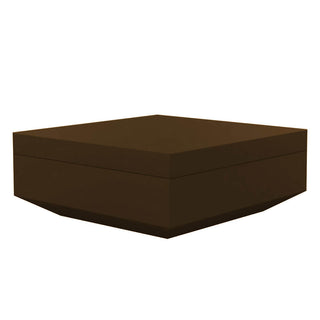 Vondom Vela square pouf 100x100 cm by Ramón Esteve Vondom Brown - Buy now on ShopDecor - Discover the best products by VONDOM design