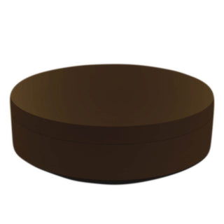 Vondom Vela round pouf diam.120 cm by Ramón Esteve Vondom Brown - Buy now on ShopDecor - Discover the best products by VONDOM design