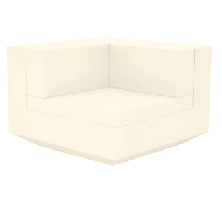 Vondom Vela sofa corner module 90° by Ramón Esteve Vondom Ecru - Buy now on ShopDecor - Discover the best products by VONDOM design