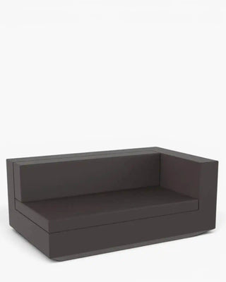 Vondom Vela sofa end module in polyethylene with upholstered cushions